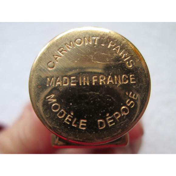 Carmont-Paris-modele depose, Limoges, refillable lipstick with mirror, unused - Picture 3 of 14